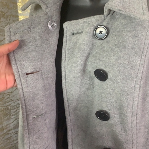 OLD Navy Gray Classic Wool-blend Peacoat/Jacket Size M - Picture 7 of 12
